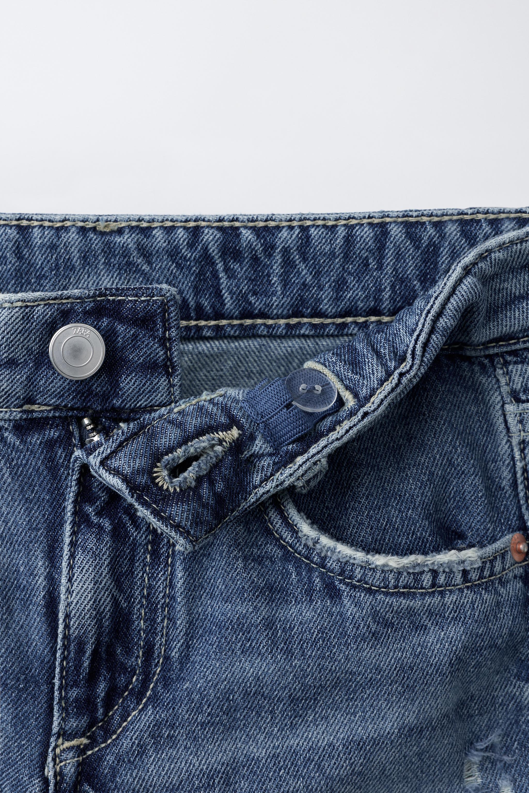 SHORT EN JEAN LONG DÉCHIRURES